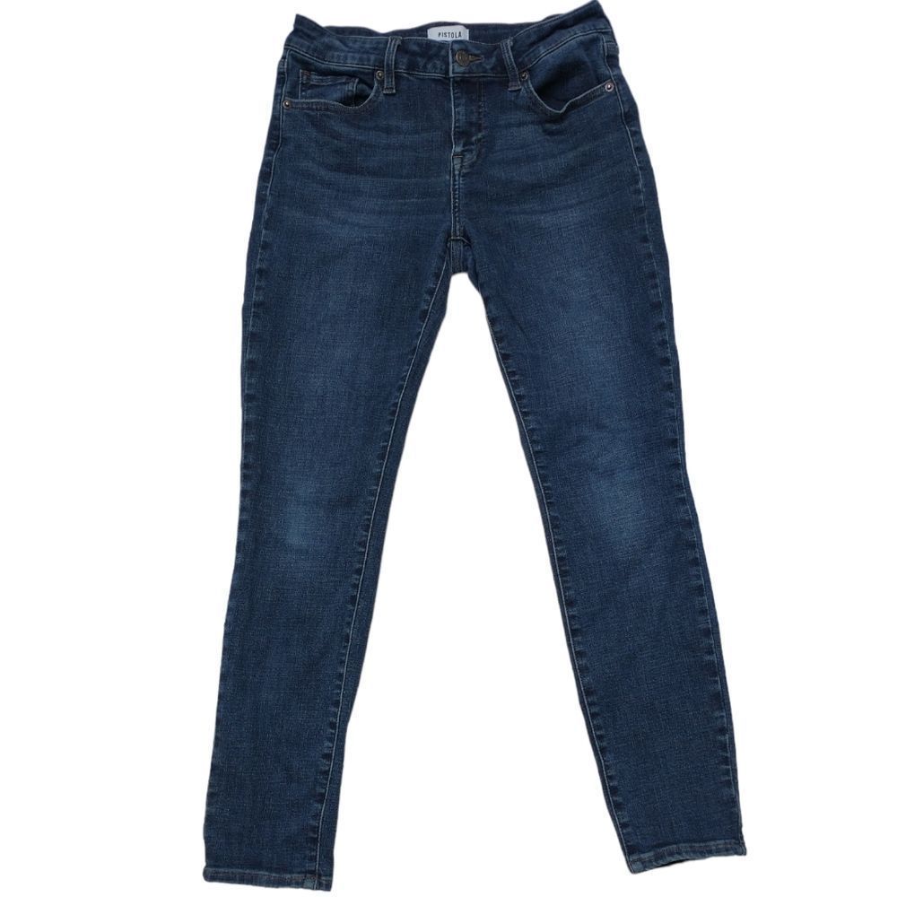 Pistola Medium Wash Skinny Jeans, Size 27
